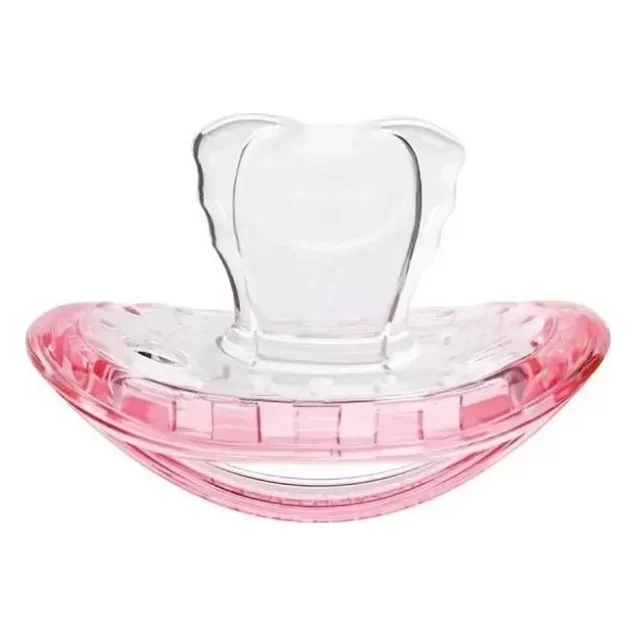 Пустушка Curaprox + контейнер для зберігання 18-36 міс. рожева (Babysoother pink size 2)