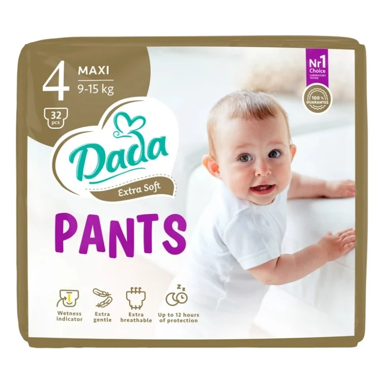 Підгузки Dada Extra Soft 4 Maxi (9-15 кг) 32 шт (4820174980689)