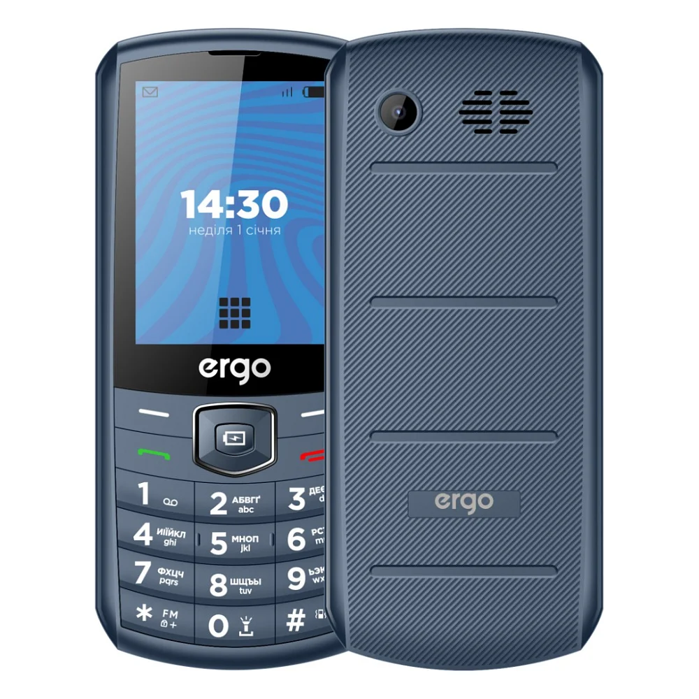 Мобільний телефон Ergo E285 Blue