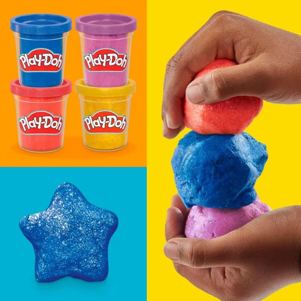 Пластилін Hasbro Play-Doh з ефектами, 4 баночки (G1727) — фото 7