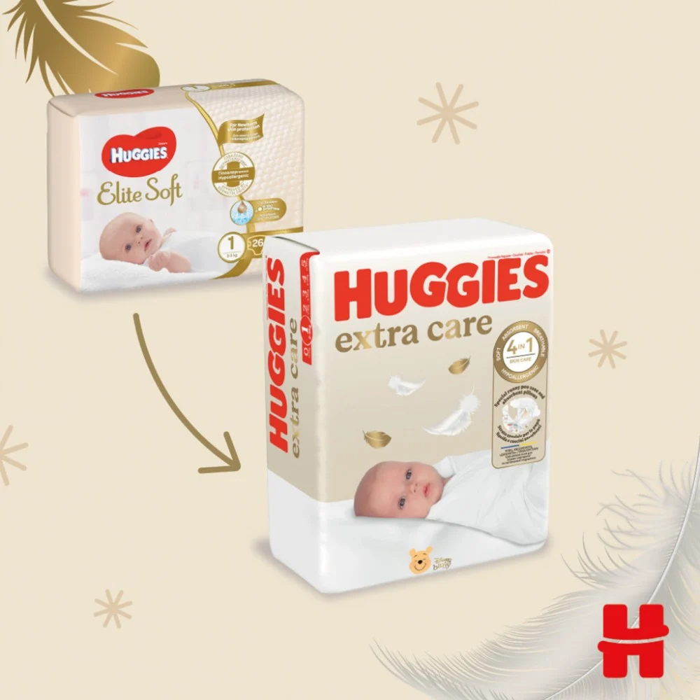 Підгузки Huggies Extra Care 0 (< 3,5 кг) 25шт (5029053548647) — фото 4