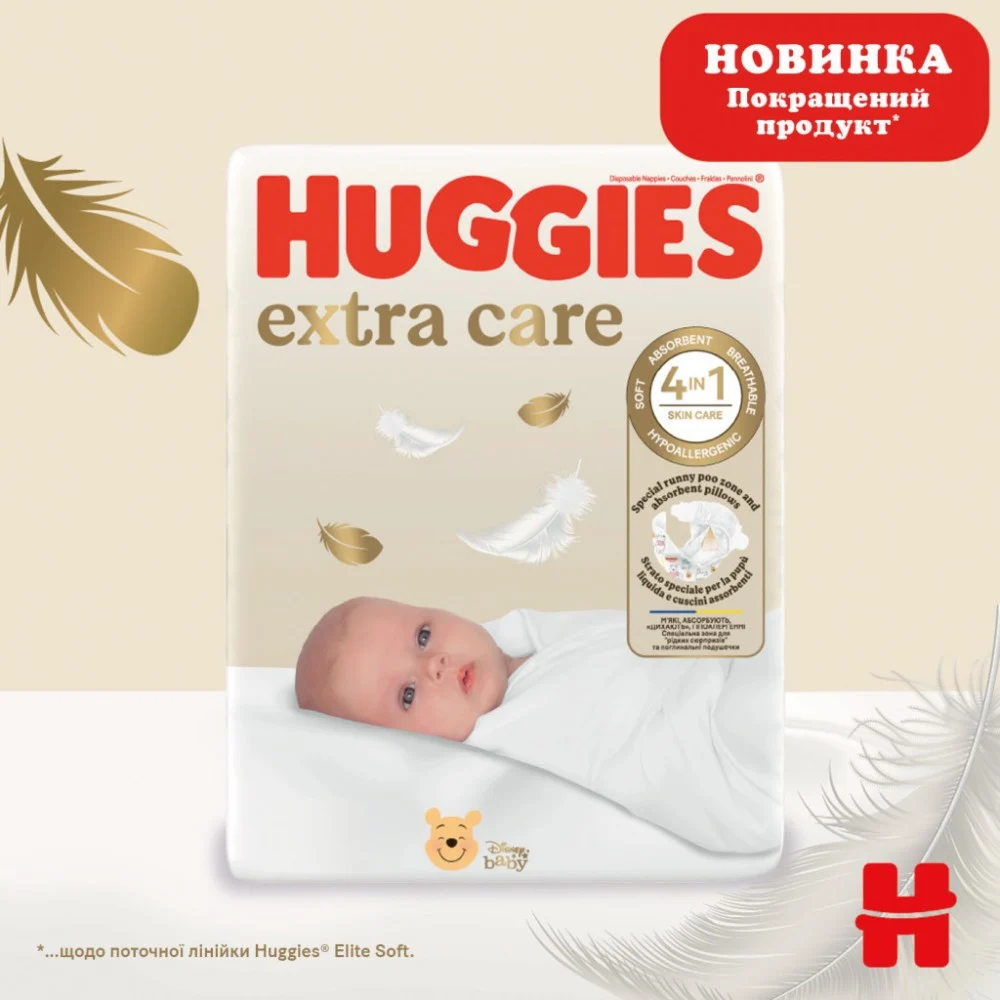 Підгузки Huggies Extra Care Size 3 (6-10 кг) 40 шт (5029053574400) — фото 3