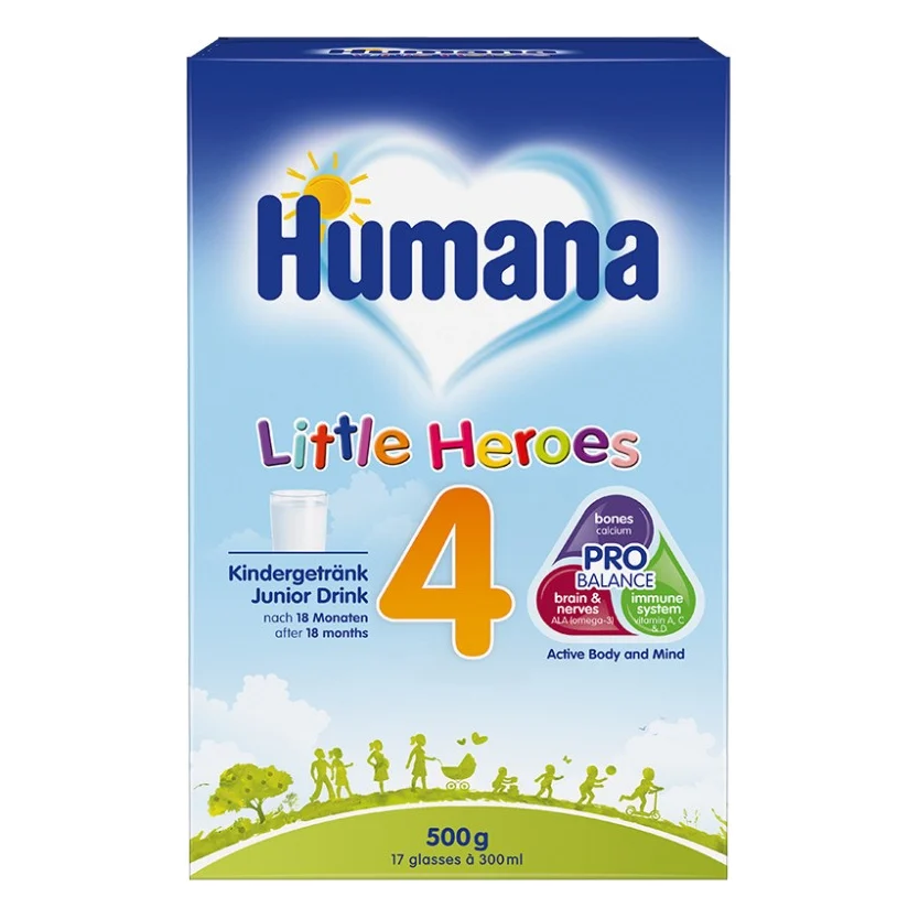 Дитяча суміш Humana 3 молочна від 12 місяців 500 г (4251099602583)