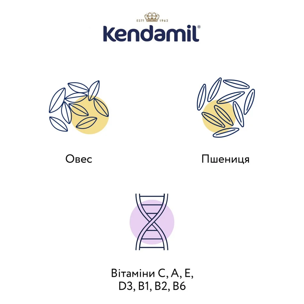 Дитяча каша Kendamil Молочна вершкова вівсяна з 6 місяців 150 г (92000149) — фото 5