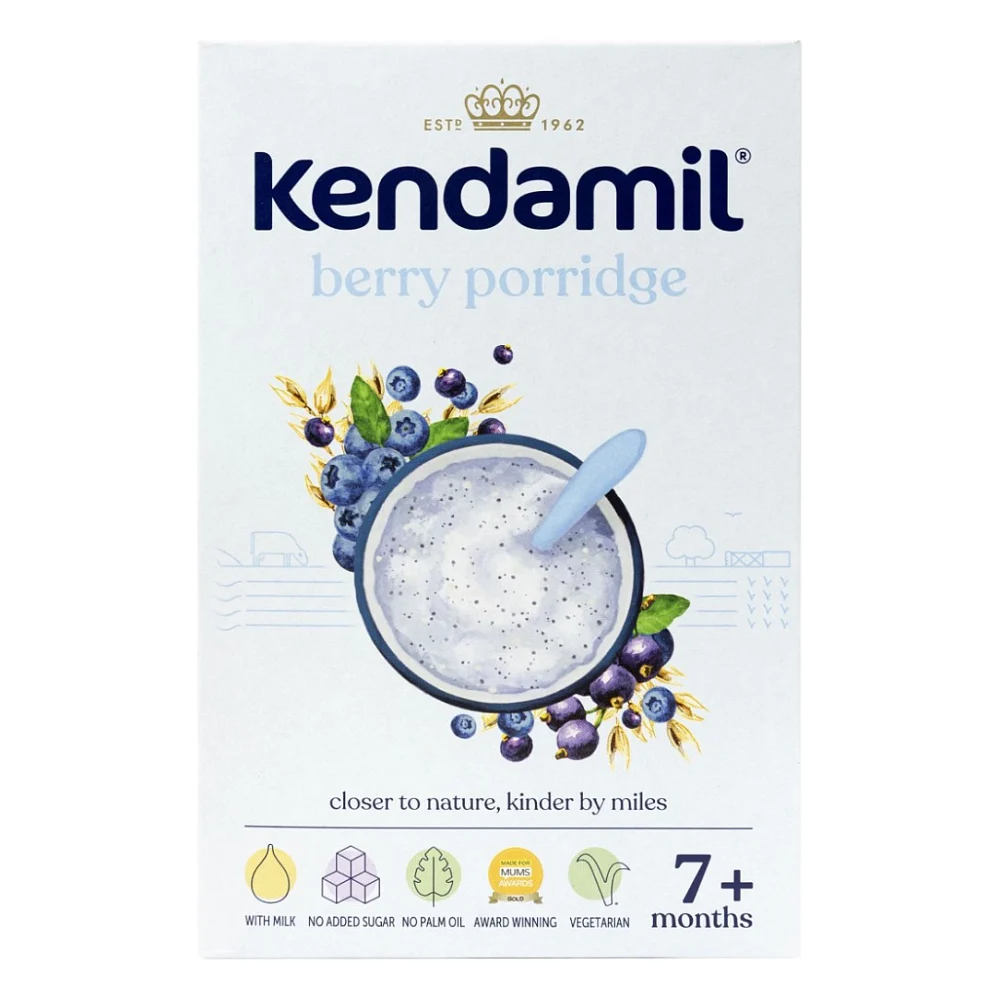 Дитяча каша Kendamil Молочна з ягодами з 7 місяців 150 г (92000151)