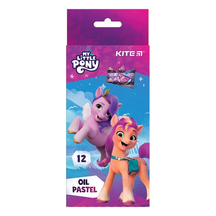Пастель Kite масляна, 12 кольорів My Little Pony (LP24-071)