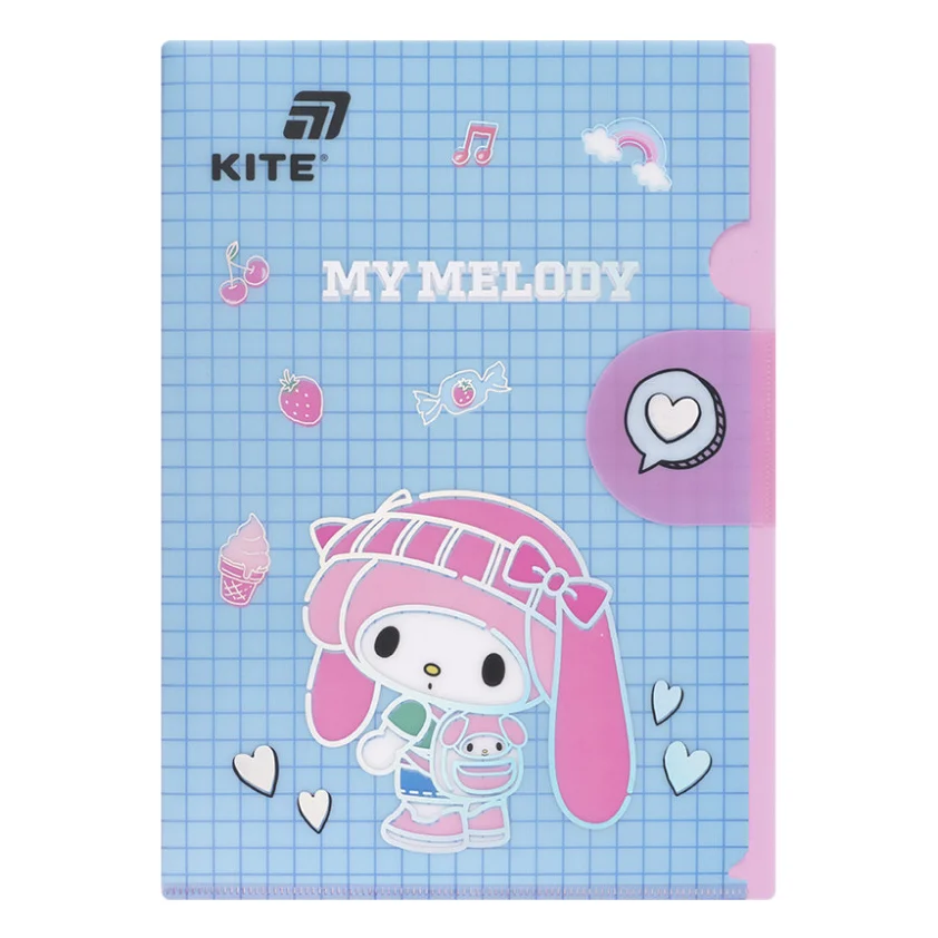Папка - куточок Kite із клапаном A4 My Melody- 3 (HK25-248-3)