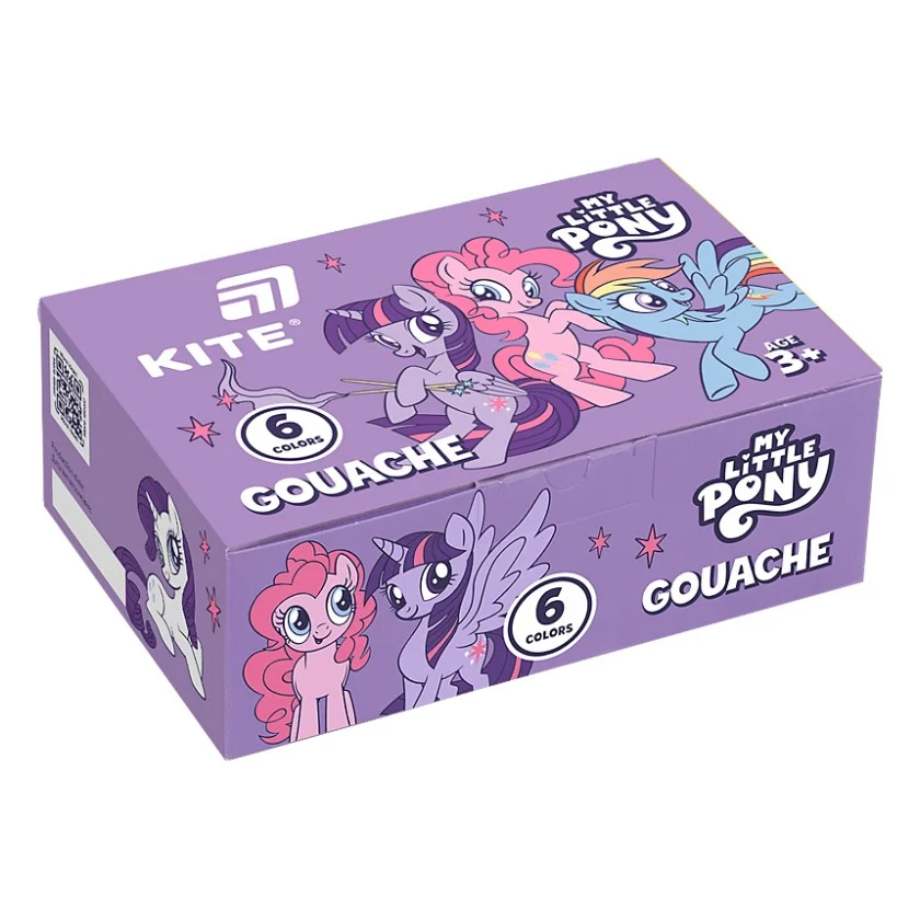 Гуашеві фарби Kite My Little Pony 6 кольорів х 20 мл (LP25-062)