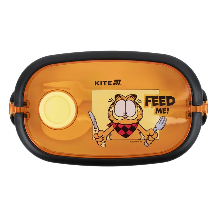 Ланч-бокс дитячий Kite Garfield , 900 мл, помаранчевий (GF25-1180) — фото 7