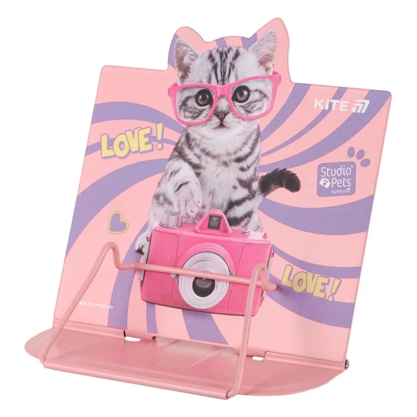 Підставка для книг Kite Studio Pets, металева (SP25-392)