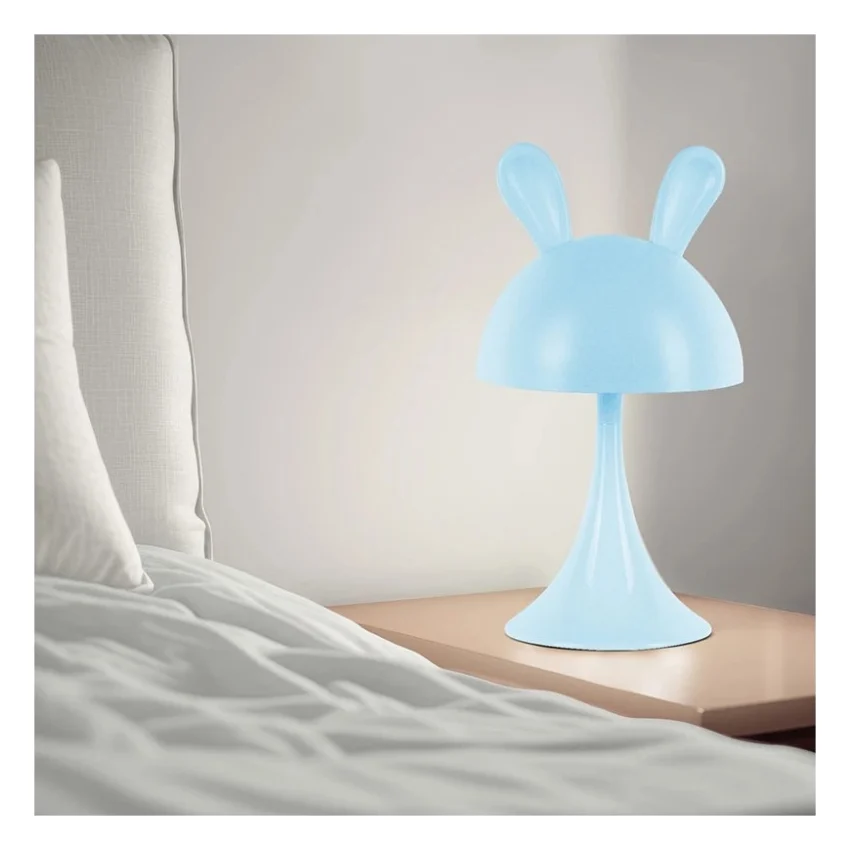Нічник Kite Світильник LED з акумулятором Simple Bunny, блакитний (K25-317-1-3) — фото 5