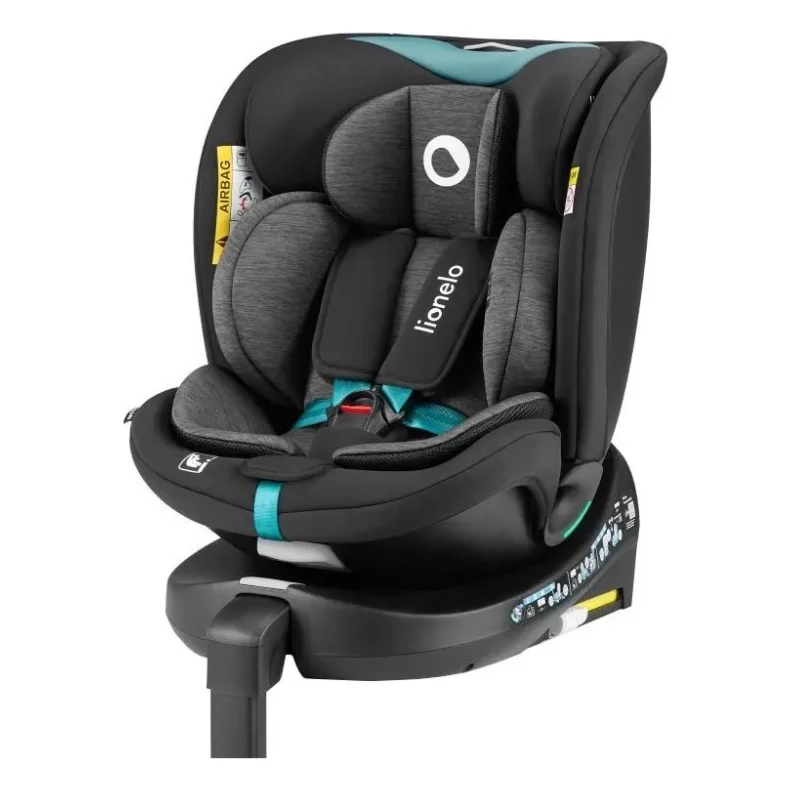 Автокрісло Lionelo Navy I-Size Black Turquoise (LO-NAVY I-SIZE BLACK TURQUOISE)