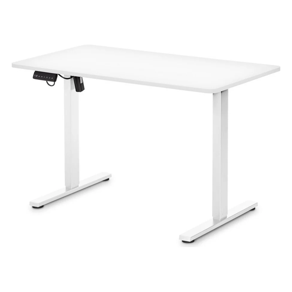 Комп'ютерний стіл Mealux PowerDesk Lite White з електрорегулюванням висоти (EVO-201 Lite W/W)