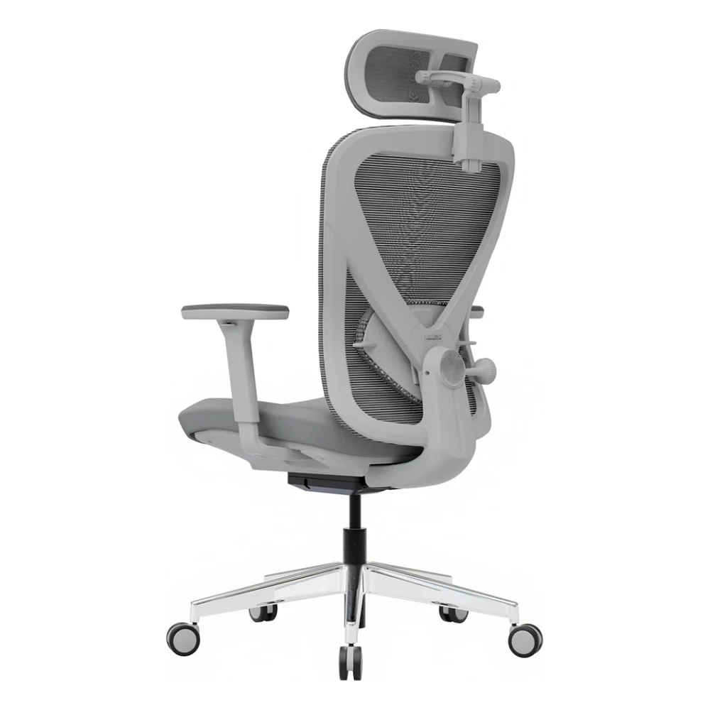 Офісне крісло Mealux Q1 Air Fabric Grey (HF-Q1 F/G) — фото 2