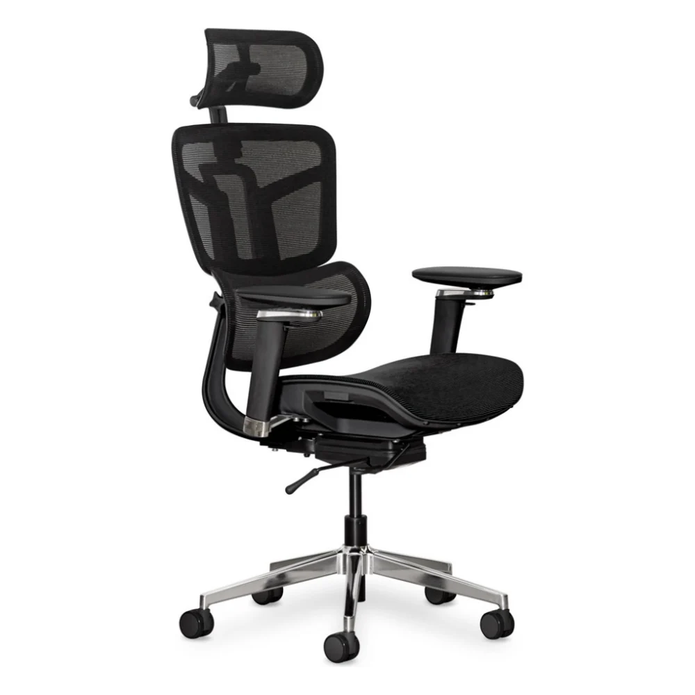 Офісне крісло Mealux S4 Air Black (HF-S4 M/B)
