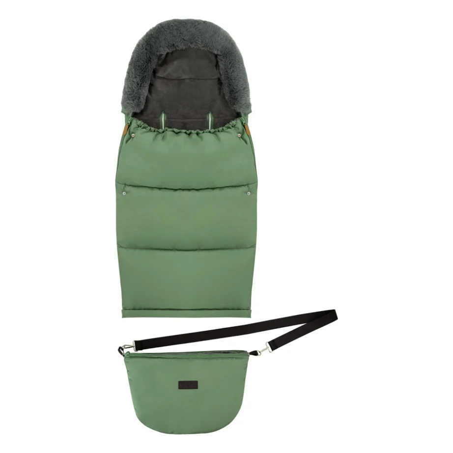Зимовий конверт MoMi Sleeping bag 2 в 1 green (AKCE00051)
