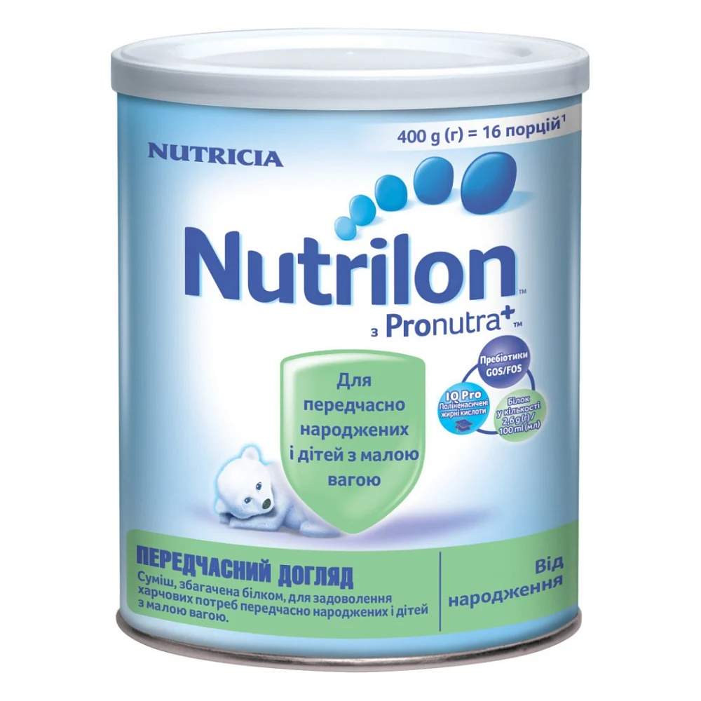 Дитяча суміш Nutrilon Передчасний догляд 400 г (8712400745307)