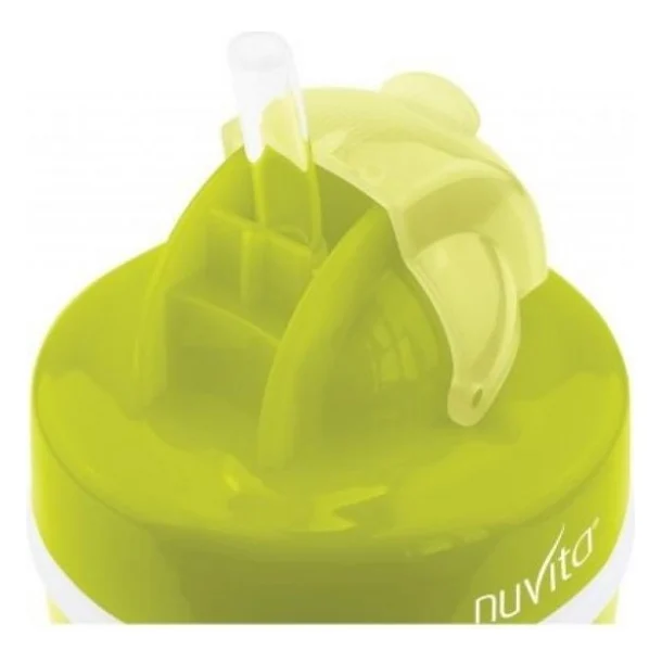 Поїльник-непроливайка Nuvita 18м+ 200мл. с трубочкой салатовый (NV1436Lime) — фото 2