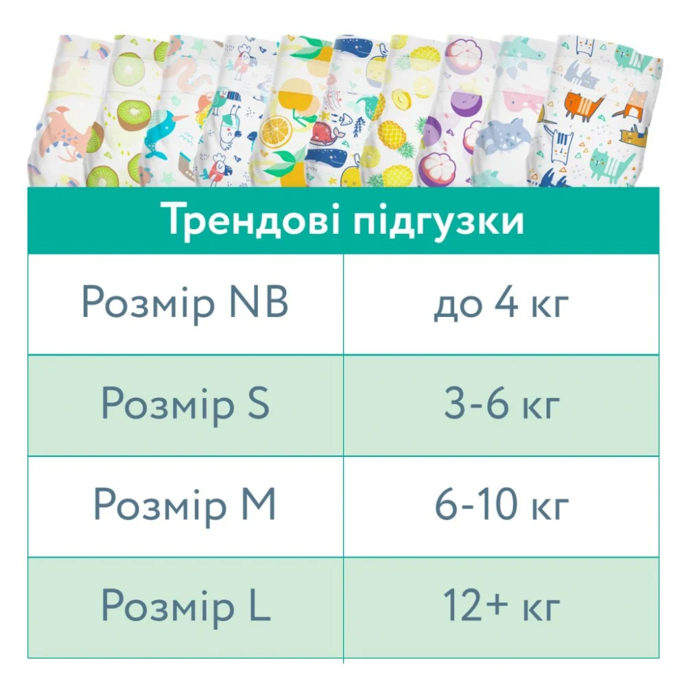 Підгузки Offspring Dinoland Розмір M 6-10 кг 42 шт (DP-OI-FAT-M42P-DNL) — фото 12