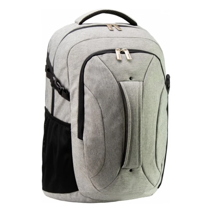 Рюкзак шкільний Optima 18.5" 2 в 1 Сірий (O96908-02)