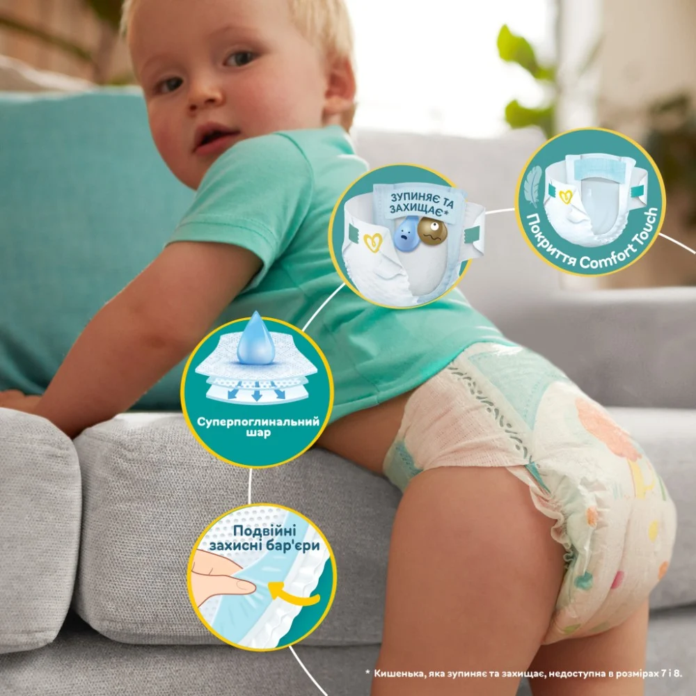 Підгузки Pampers Active Baby Junior Размер 5 (11-16 кг) 38 шт (8006540207796) — фото 4