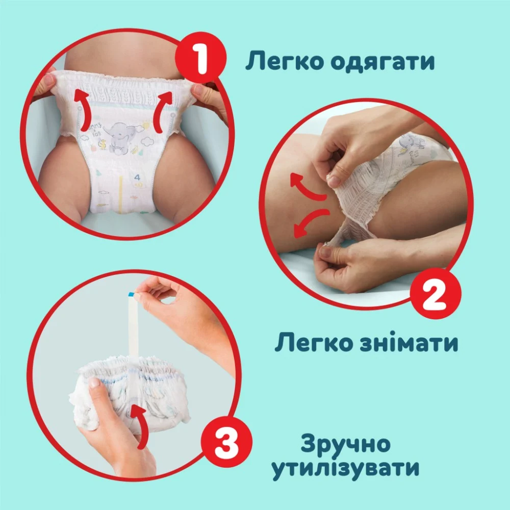 Підгузки Pampers Premium Care Pants Maxi Розмір 4 58 шт (8001090759993) — фото 3