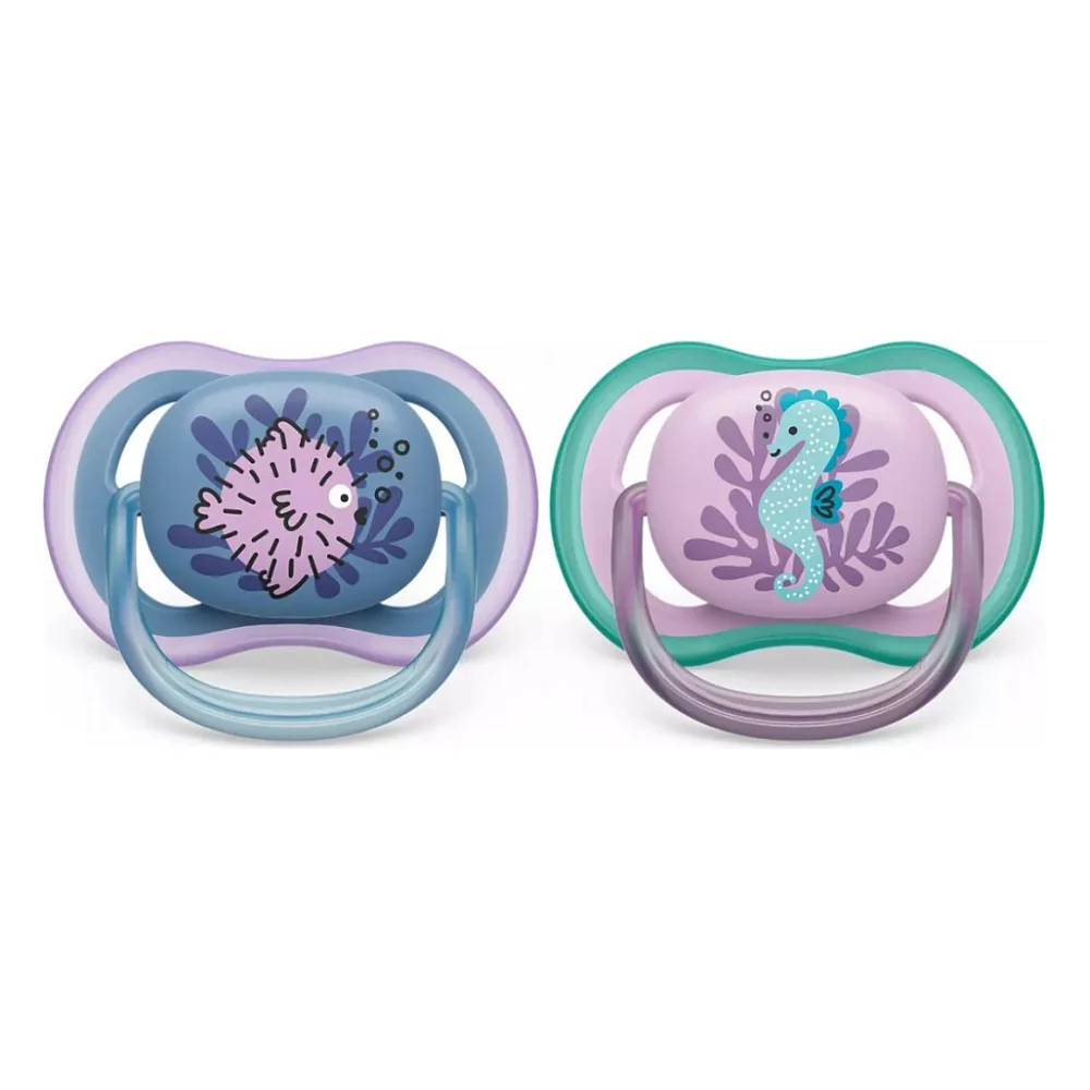 Пустушка Philips AVENT Ultra Air, 6-18 міс. 2 шт (SCF085/61)