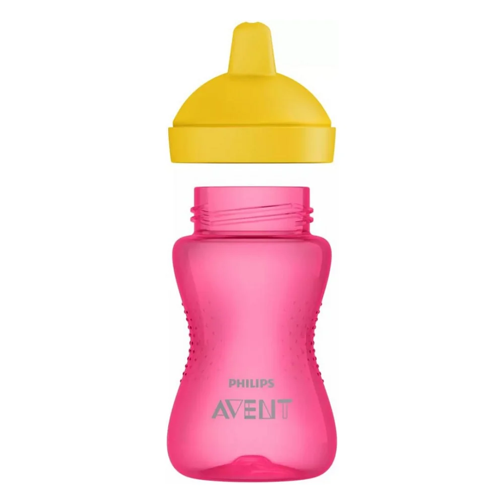 Поїльник-непроливайка Philips AVENT з твердим носиком Рожева 300 мл (SCF804/04) — фото 2