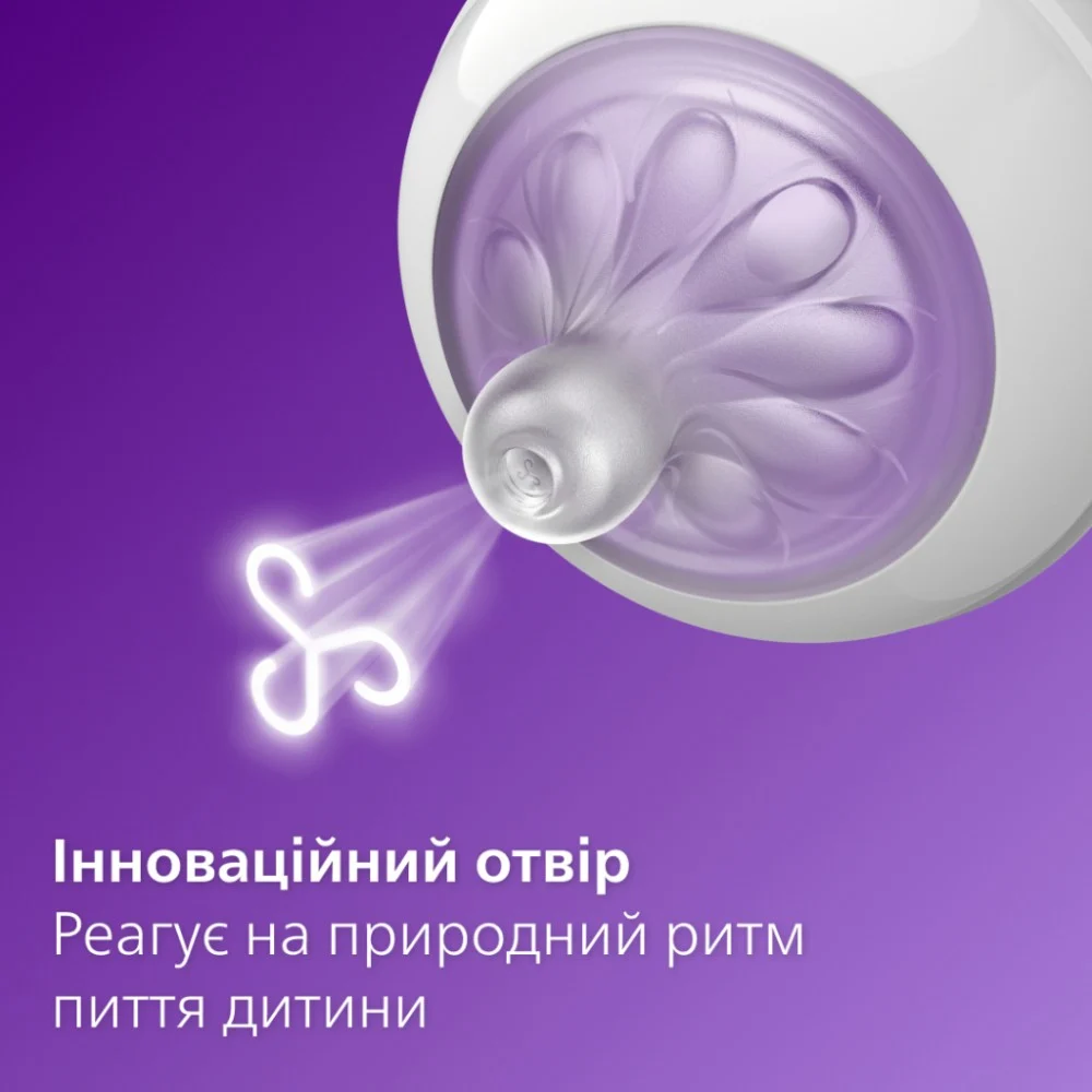 Пляшечка для годування Philips AVENT Natural Природний потік 330 мл (SCY906/01) — фото 2