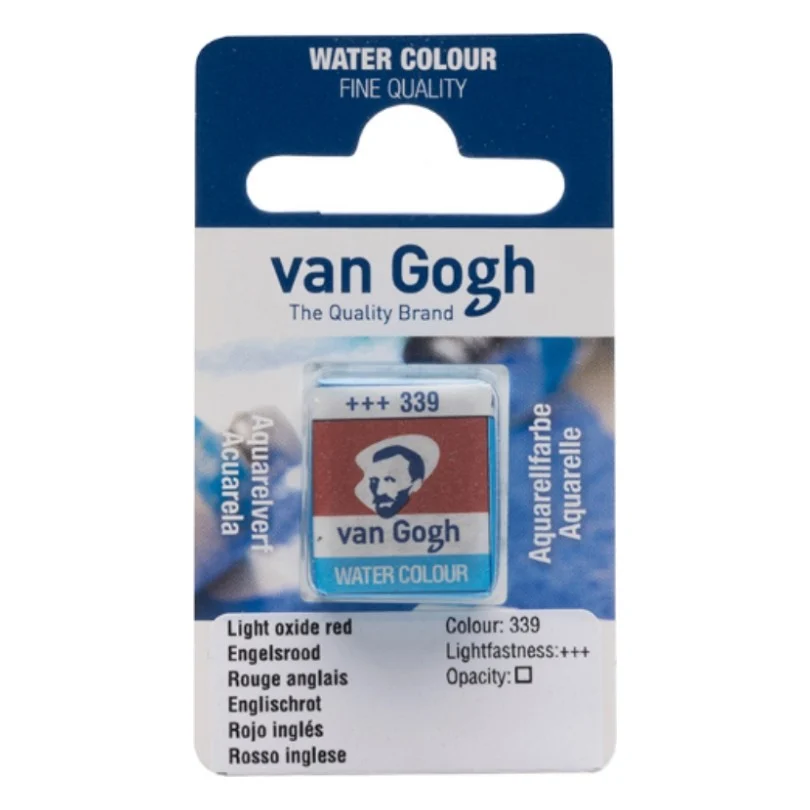 Акварельні фарби Royal Talens Van Gogh (339), Англійська червона, кювета (8712079419189)