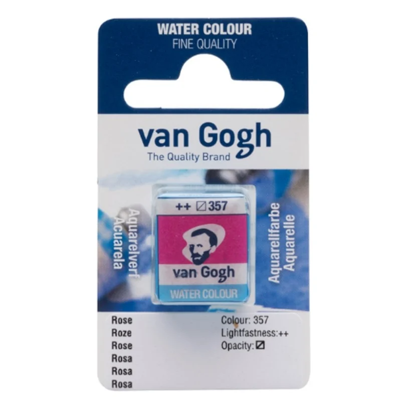 Акварельні фарби Royal Talens Van Gogh (357), Рожевий, кювета (8712079419196)