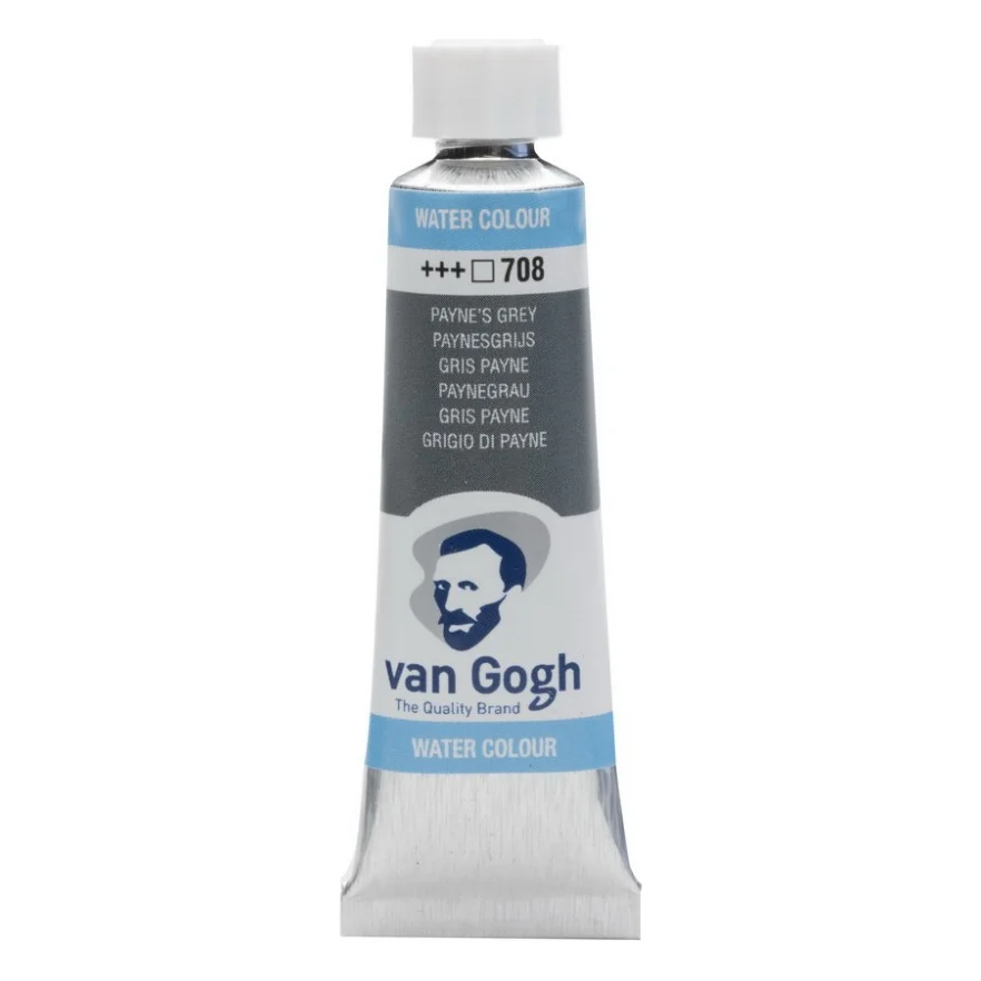 Акварельні фарби Royal Talens Van Gogh (708), Сірий пейна, туба 10 мл (8712079418090)