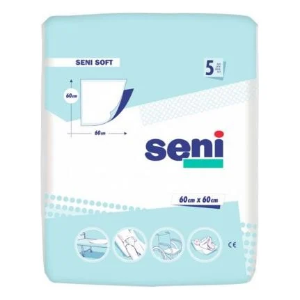 Пелюшки для малюків Seni Soft 60x60 см 5 шт (5900516690311)