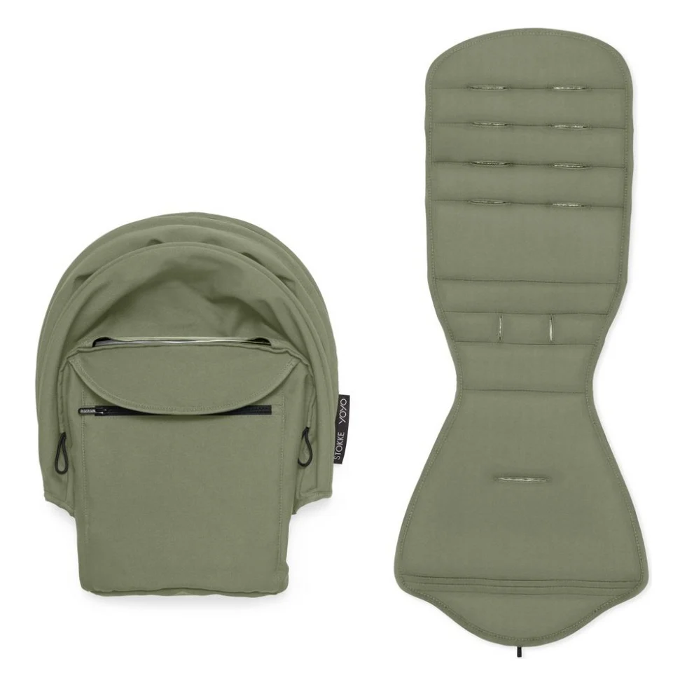 Набір текстилю для коляски Stokke YOYO 6+ оливковий (Olive) (646411)