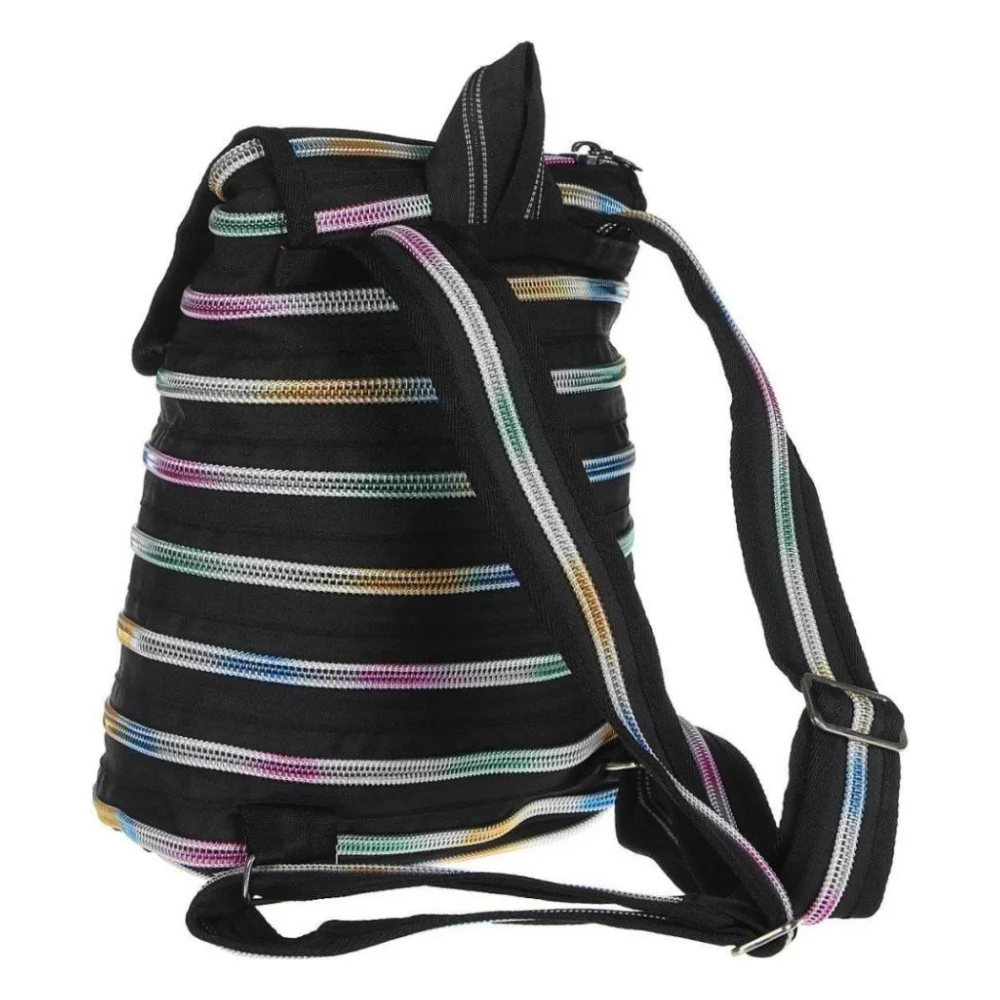 Рюкзак шкільний Zipit Zipper Black Rainbow Teeth (ZBPL-10) — фото 2