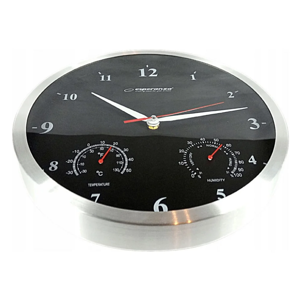 Настінний годинник Esperanza Wall Clock Washington 30 см Black (EHC008K) — фото 3
