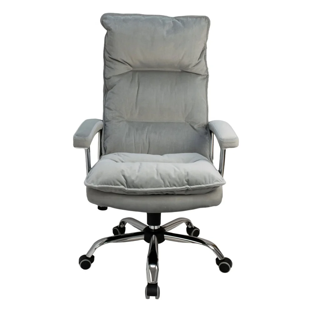Офісне крісло Примтекс плюс Flex Chrome MF VL-85 PK, оксамит сірий (Flex Chrome MF VL-85 PK)