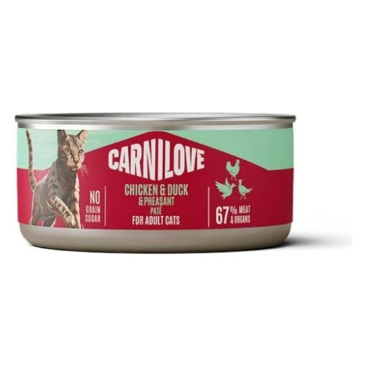 Паштет для котів Carnilove Duck & Pheasant 100 г (8595602582884)