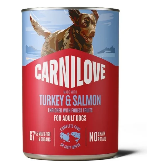 Консерви для собак Carnilove Salmon & Turkey 400 г (8595602582839)