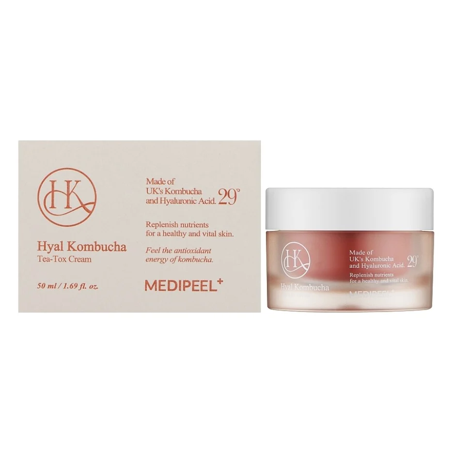 Крем для обличчя Medi-Peel Hyal Kombucha Tea-Tox Cream 50 мл (8809409346489) — фото 2