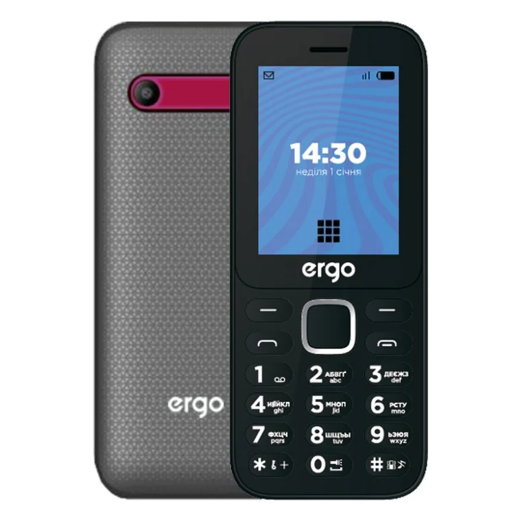 Мобільний телефон Ergo E241 Red