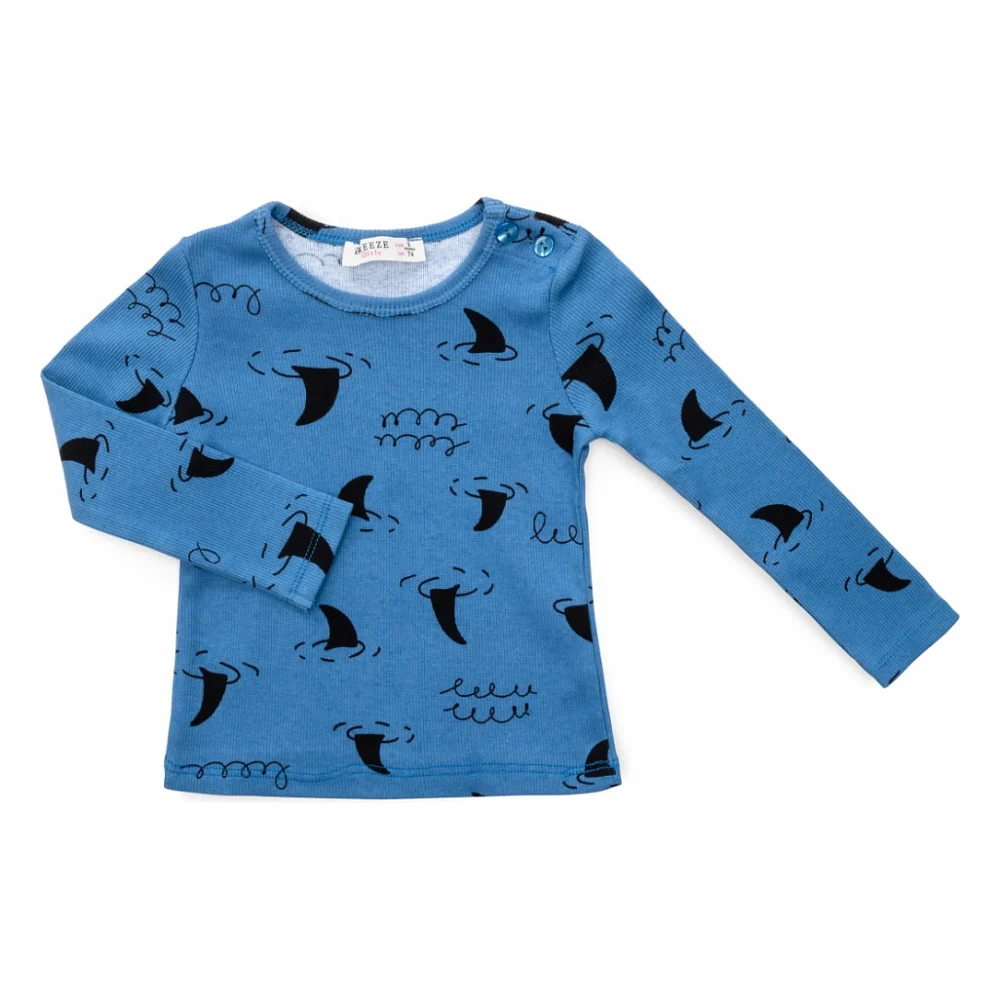 Кофта дитяча Breeze з довгим рукавом (17040-74B-blue)