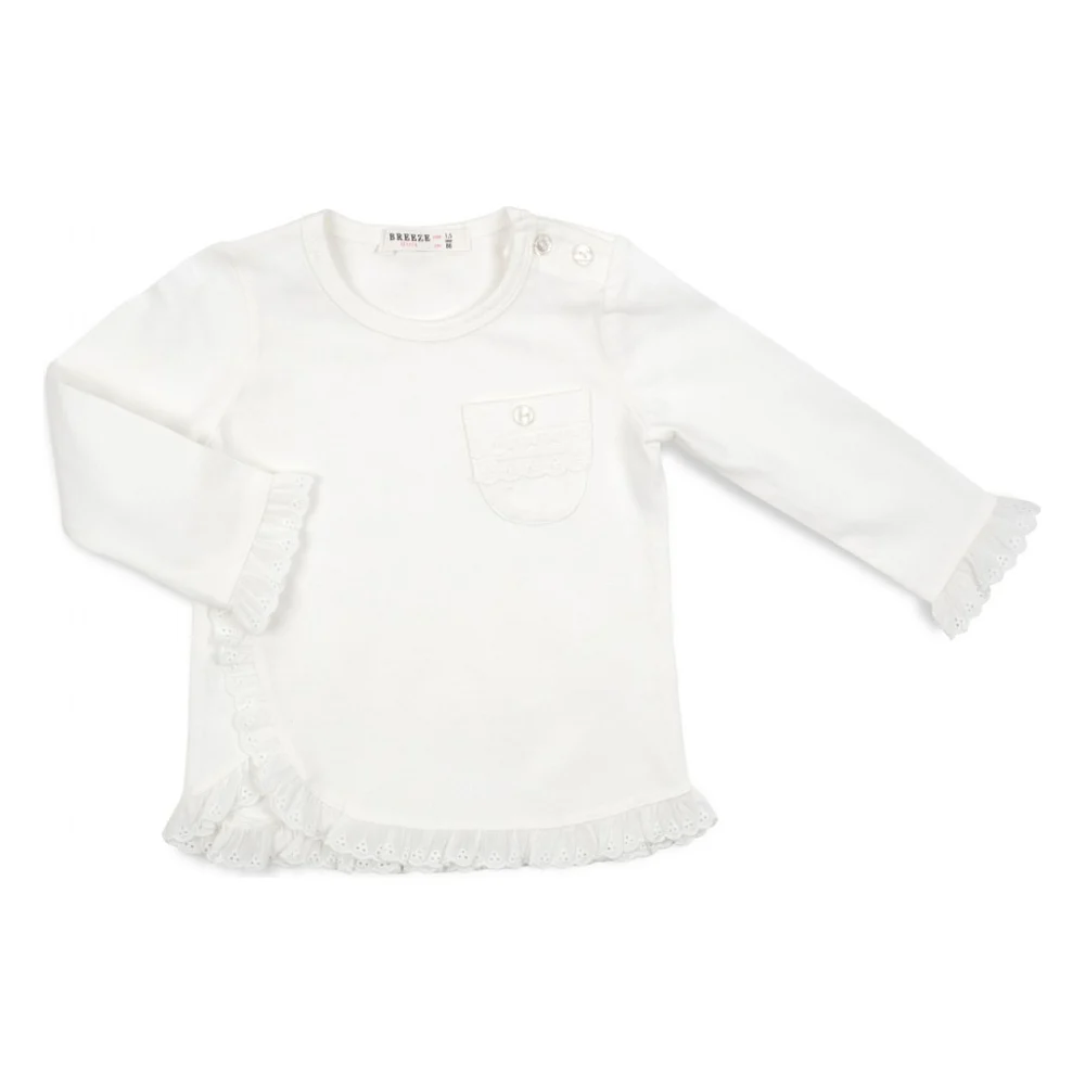 Кофта дитяча Breeze з мереживом (10649-86G-cream)