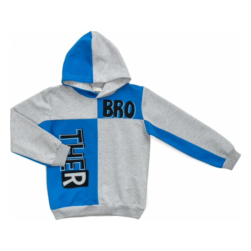 Кофта дитяча Breeze худі з капюшоном (13814-140B-blue)