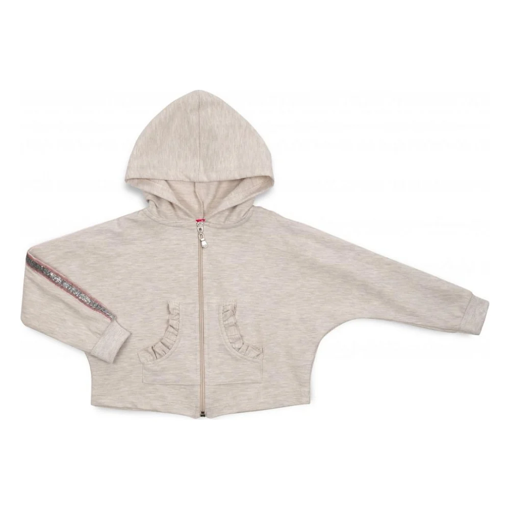 Кофта дитяча Breeze на блискавці з капюшоном (14690-104G-beige)