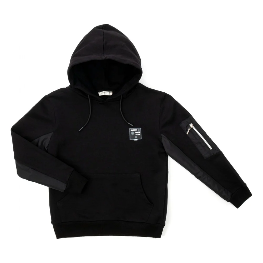 Кофта дитяча Breeze з капюшоном (19010-134-black)