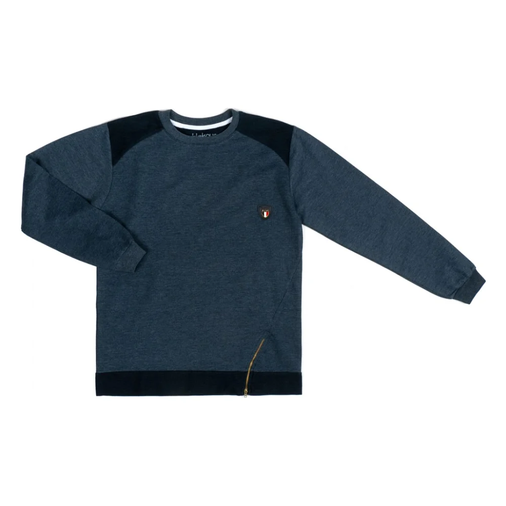 Кофта дитяча Haknur з блискавкою (6256-170B-blue)
