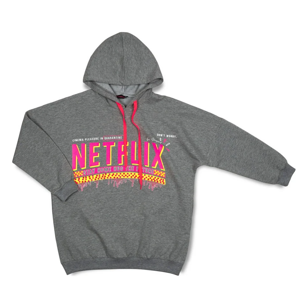 Кофта дитяча Monili "NETFLIX" (1020-152G-gray)