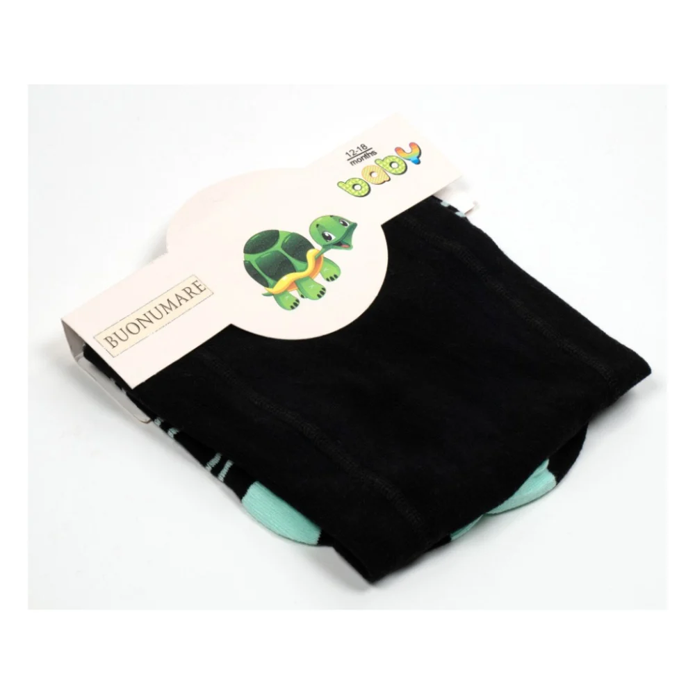 Колготки дитячі BNM у смужку (M0C0301-1334-74B-blackgreen)