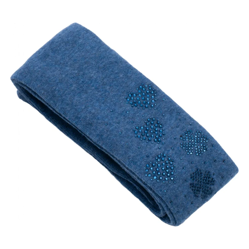 Колготки дитячі BNM зі стразами (M0C0302-1044-5G-blue) — фото 2